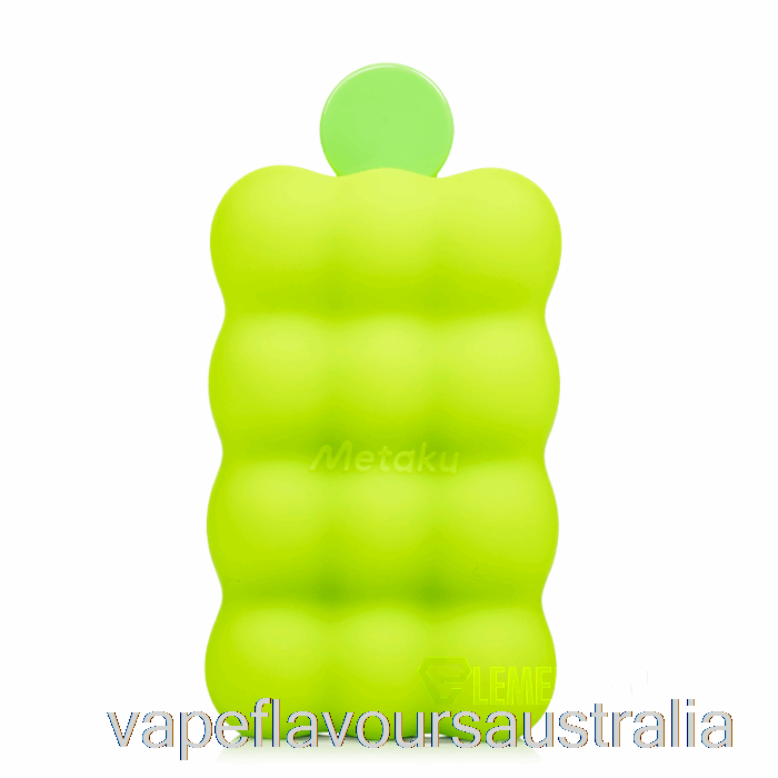 Vape Nicotine Australia Metaku Spongie 7500 Disposable Green Apple Ice